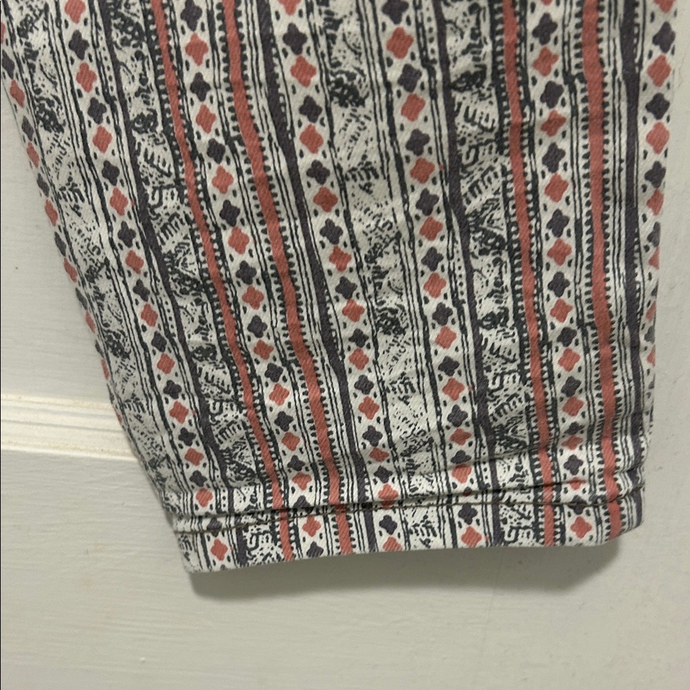 Free People Multicolor Patterned Skinny Pants - Picture 6 of 8